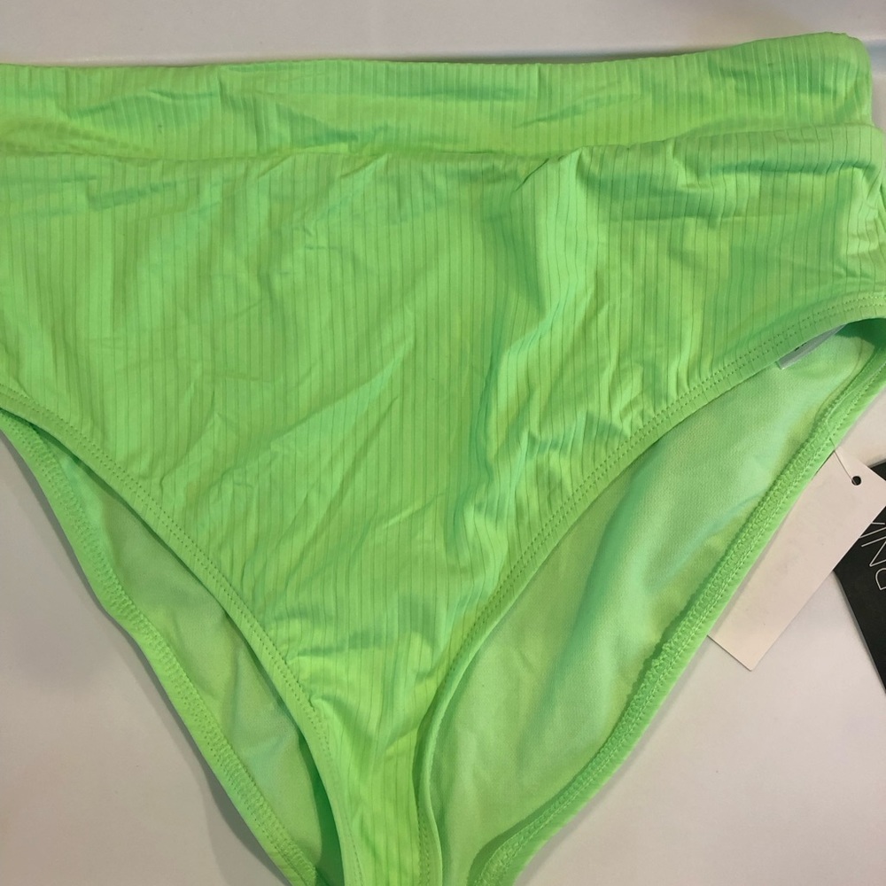 California Waves Lime Swim Bottoms Size L